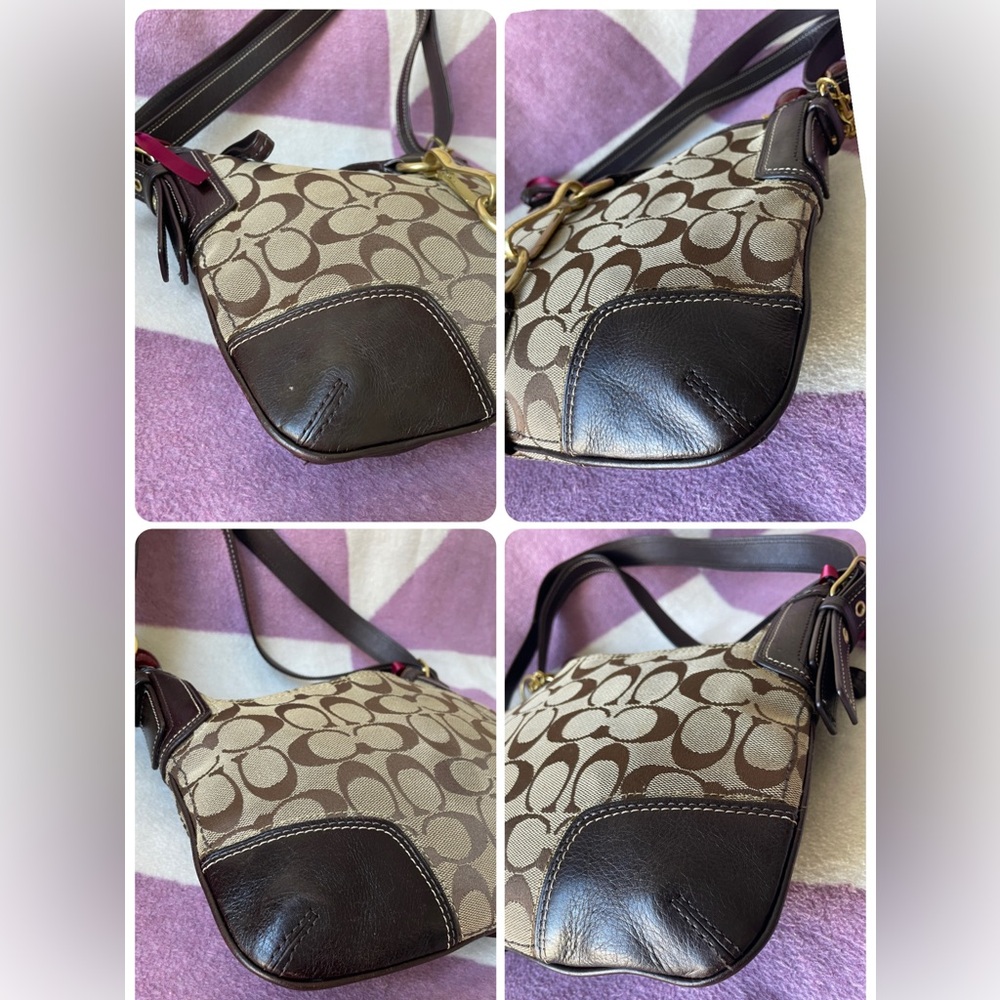 Coach Hampton Monogram Shoulder Bag - image 7